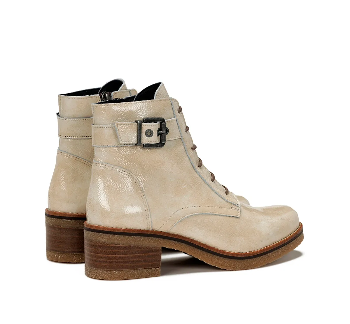 Fluchos Lucero D8686 stivaletti donna bianchi zip