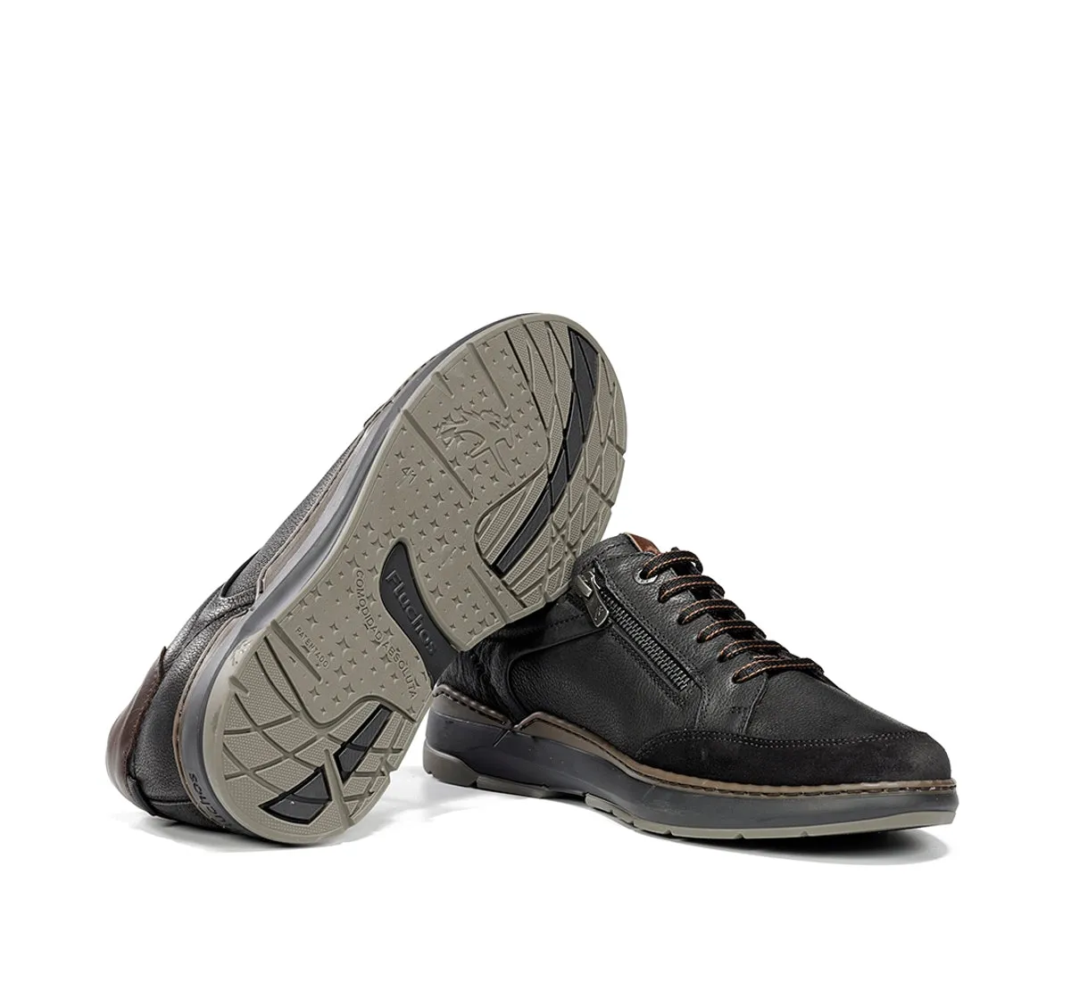 Fluchos Jeff F2510 Scarpe Uomo Nere Eleganti