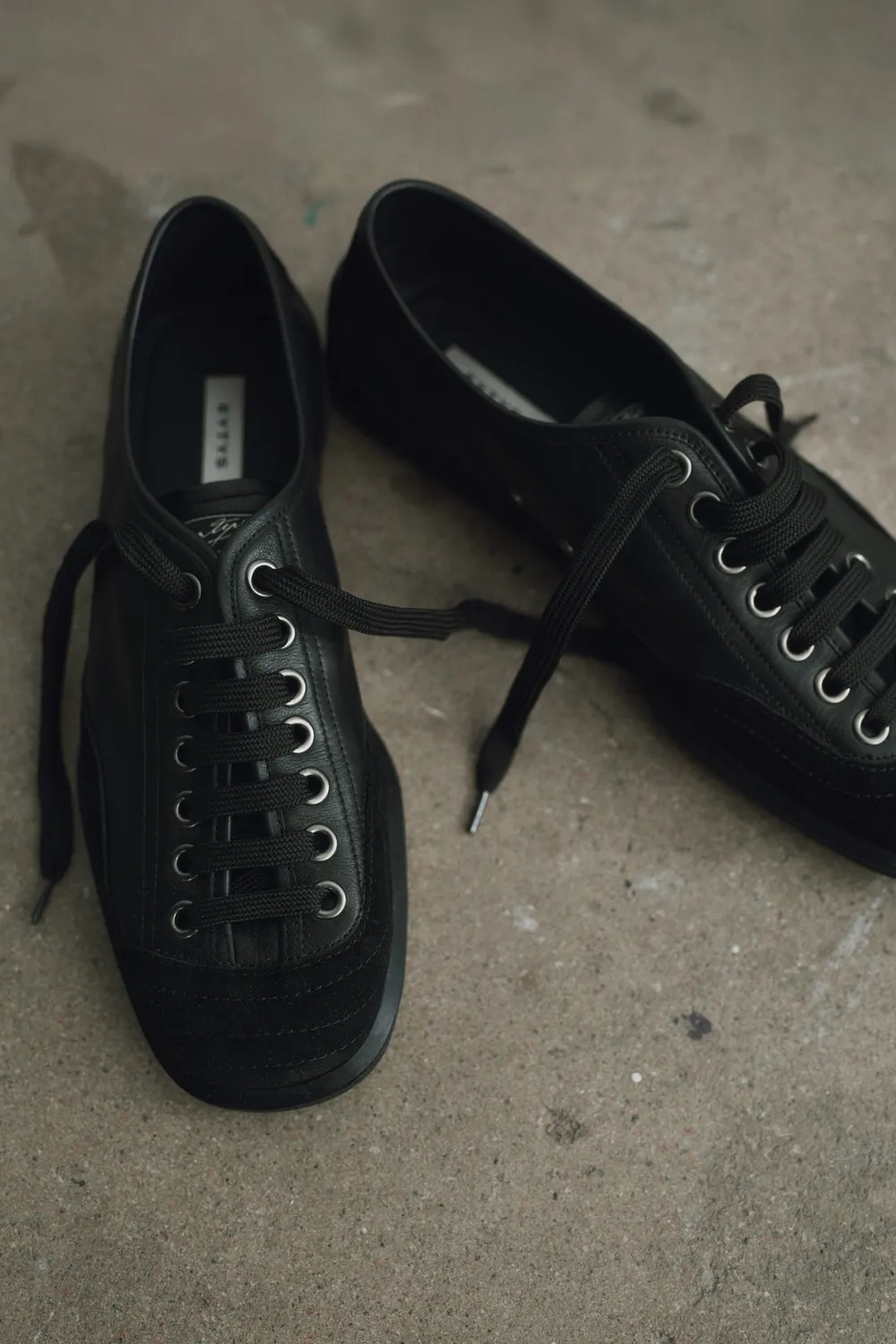 Eytys Balestra sneakers pelle nere barefoot
