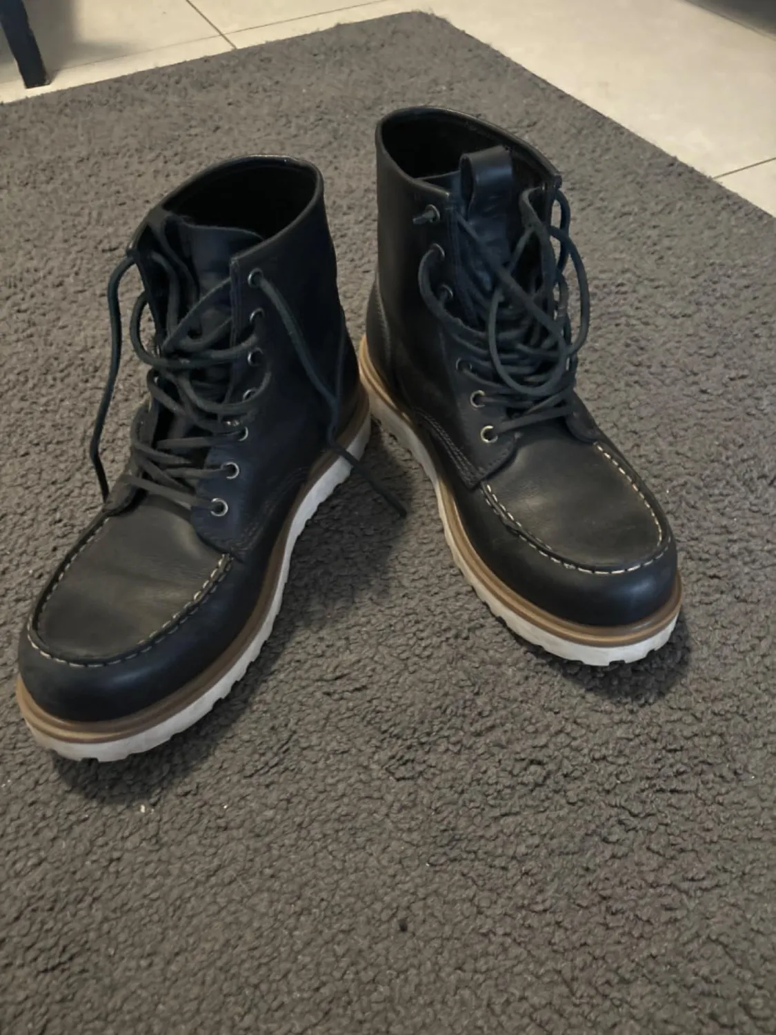 Ecco Staker stivali uomo nero 44 EU pelle