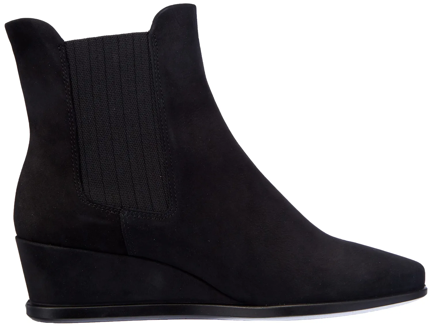 Ecco Shape 45 Wedge stivaletti Chelsea donna nabuk