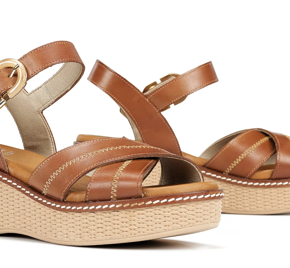 Fluchos Nido D9640 sandali donna marrone leggeri