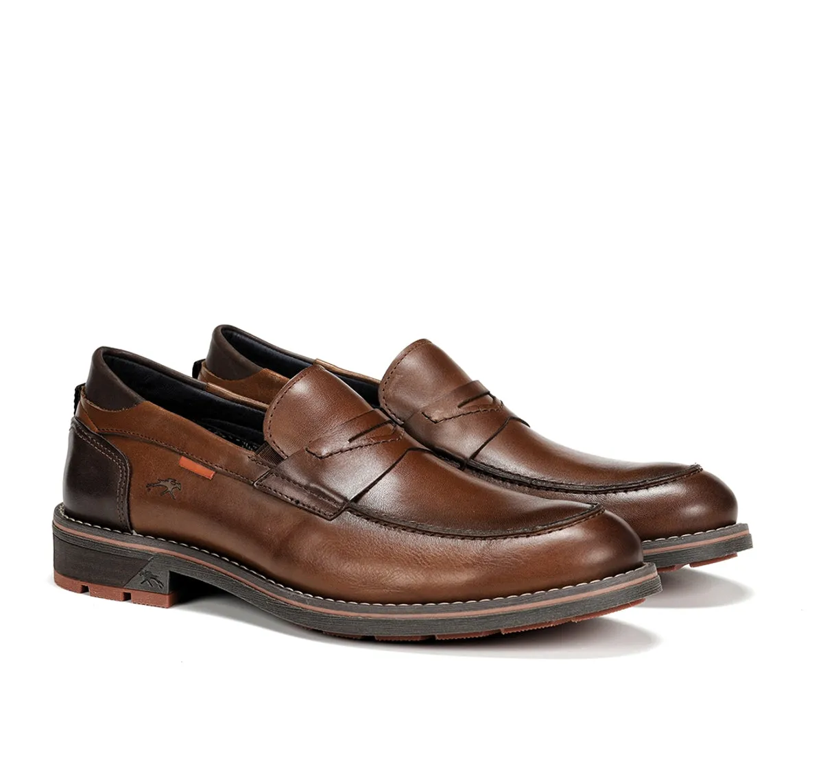 Fluchos Terry F1290 mocassini uomo marrone classici