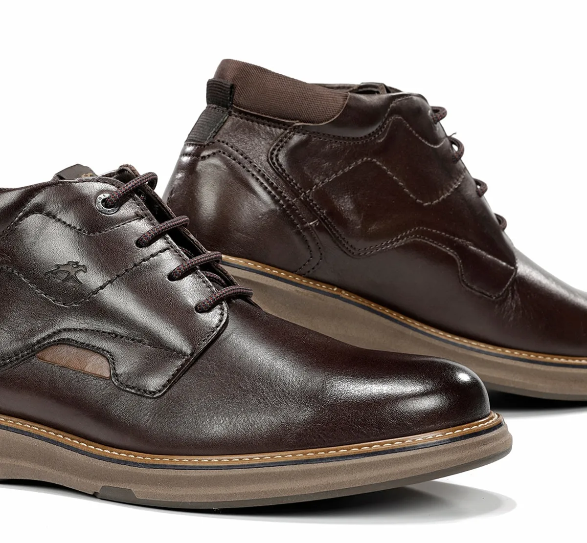 Fluchos Dalton F2508 Stivaletti Uomo Marroni Pelle