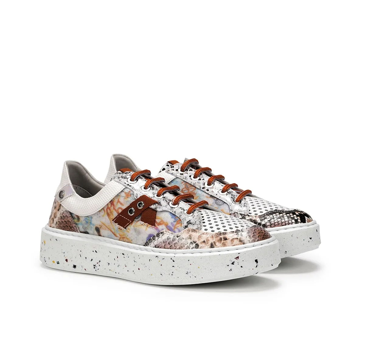 Fluchos Trozos D8751 sneakers arancioni donna