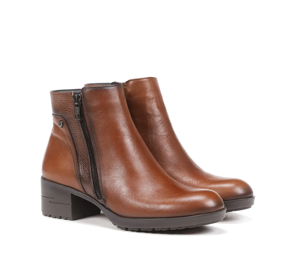 Fluchos Aliss F1367 stivaletti donna marroni pelle
