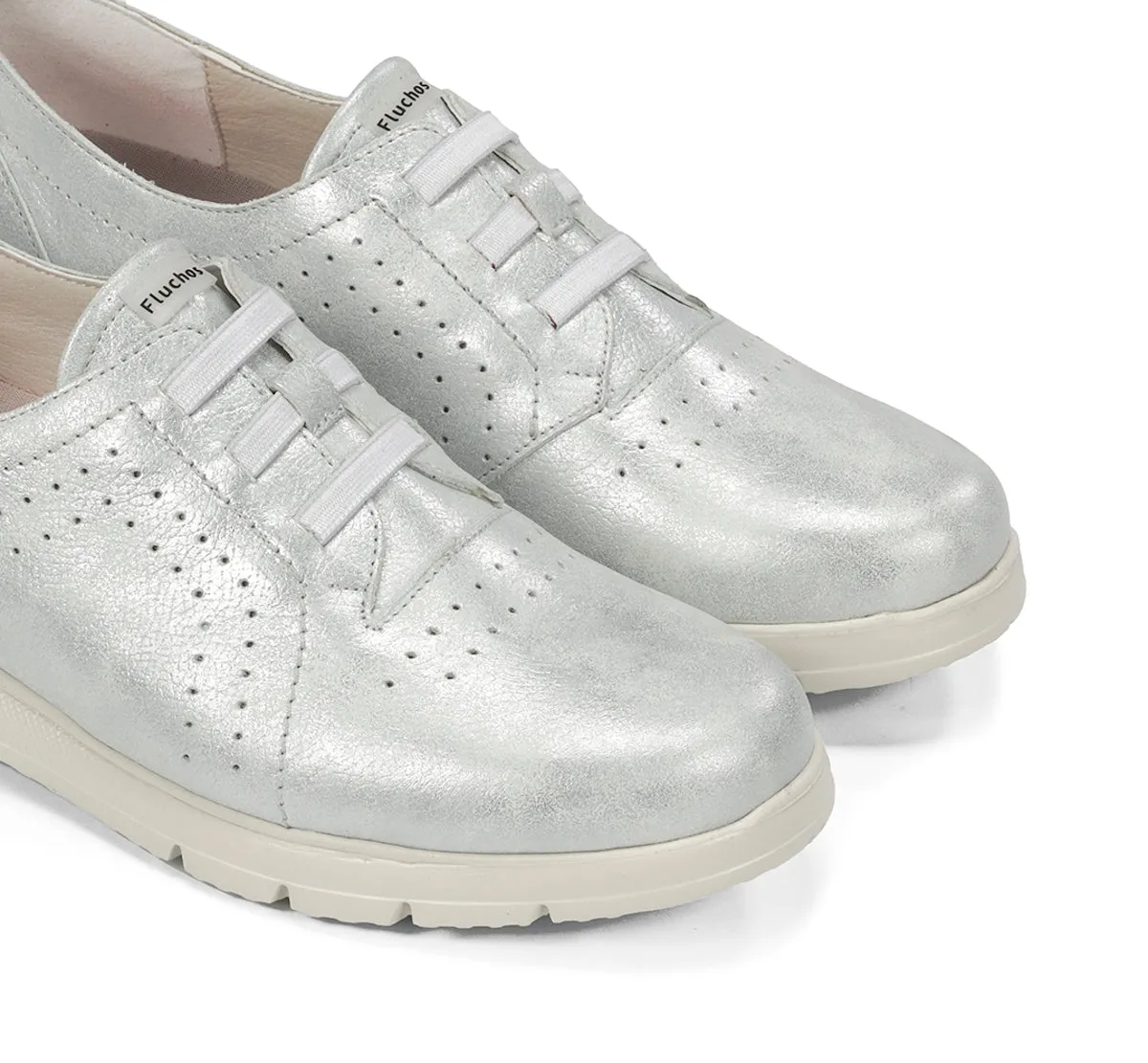 Fluchos Gladis F2202 scarpe donna argento