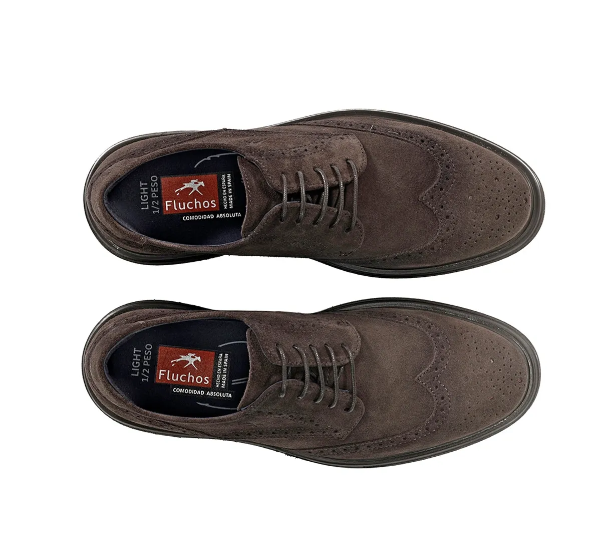 Fluchos Belgas F0628 scarpe marroni uomo eleganti