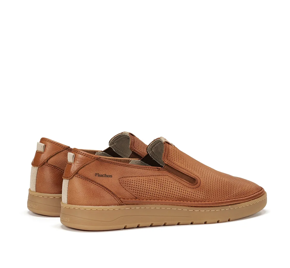 Fluchos Leo F1946 slip on uomo marroni senza lacci