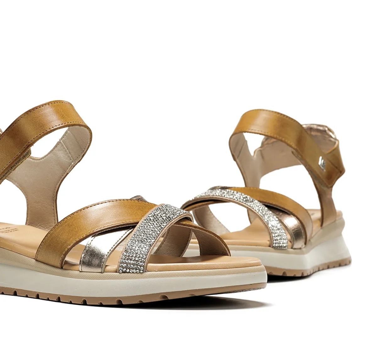 Fluchos Ter D9728 sandalo donna marrone pelle