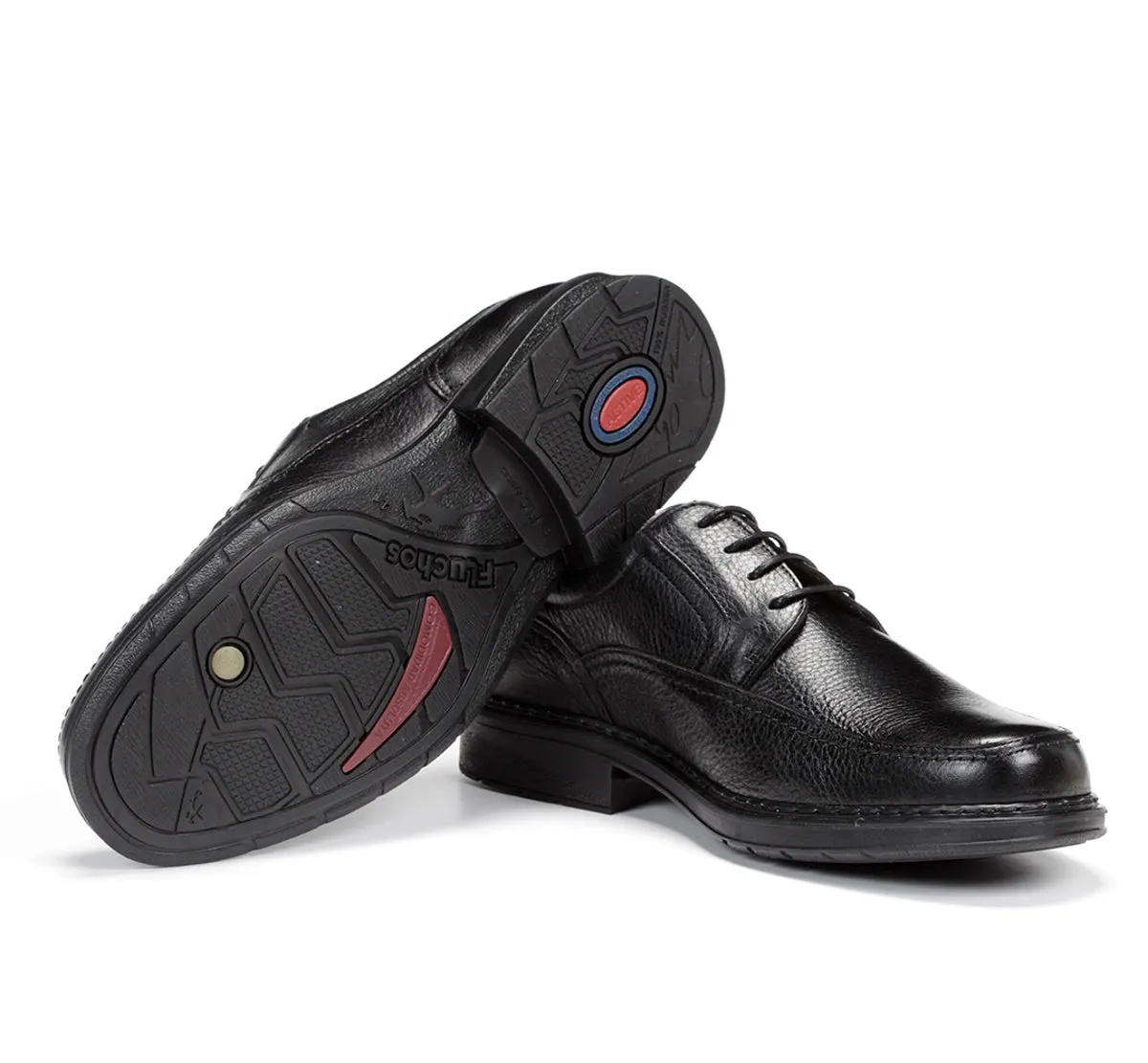 Fluchos Clipper 9579 Scarpa Uomo Nera Classica