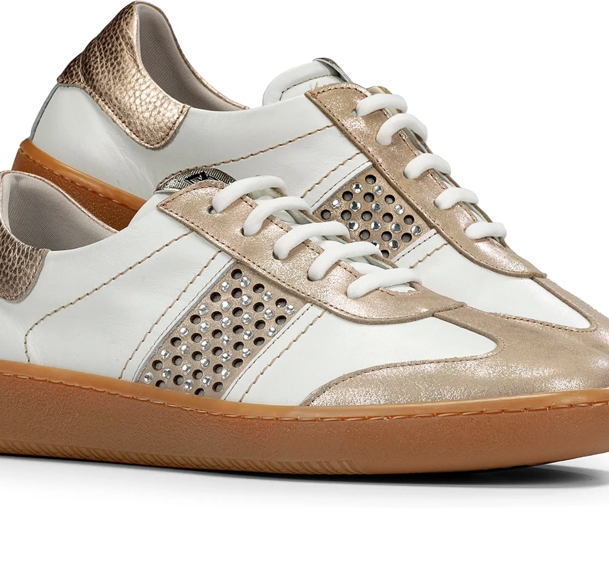 Dorking Lynn D9478 sneakers donna oro metallizzato