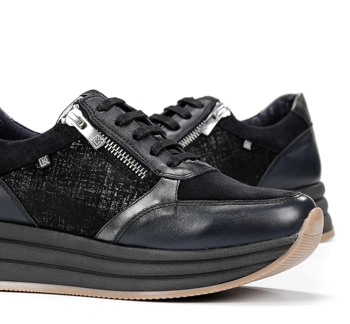Fluchos Draz D9249 sneakers blu donna platform