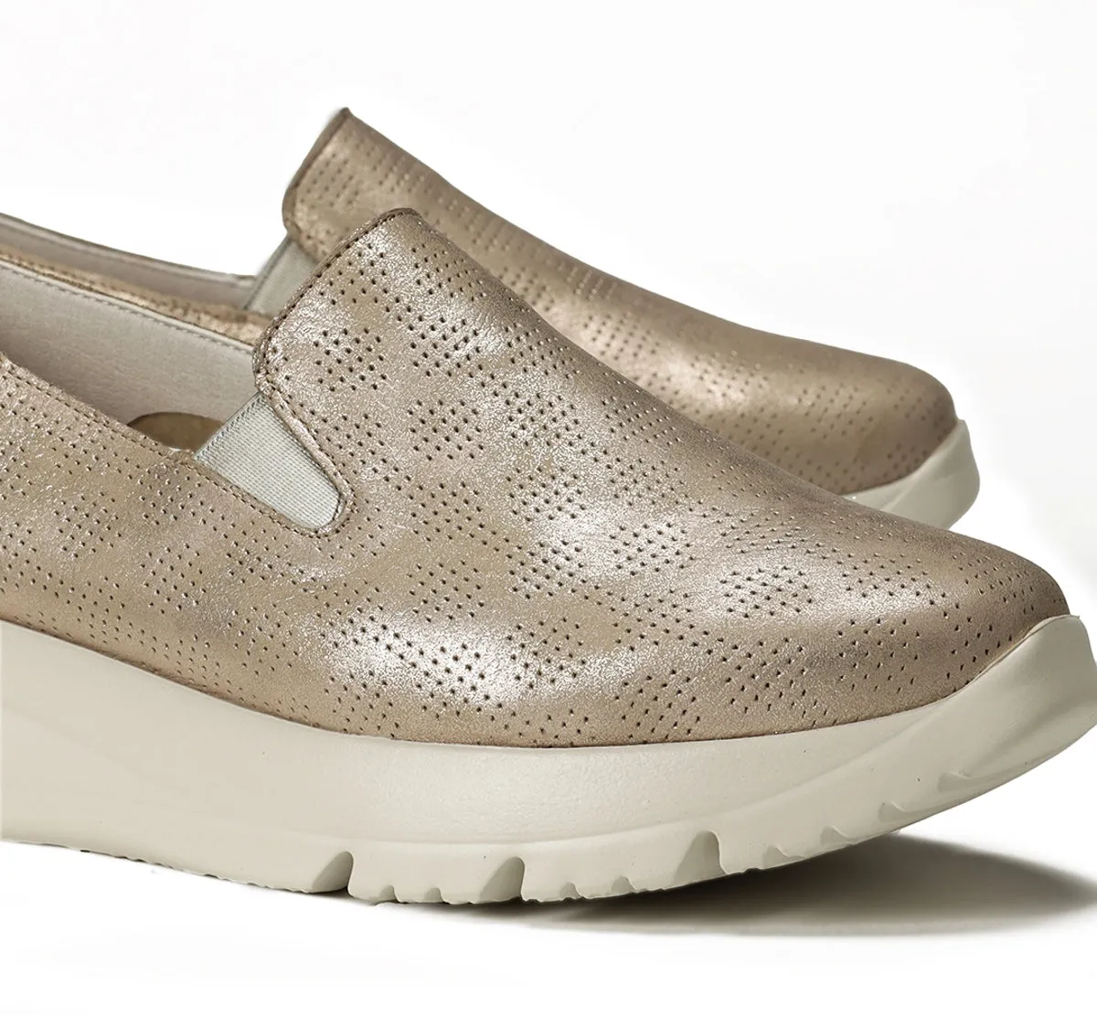 Fluchos Eira F1926 sneakers donna oro casual