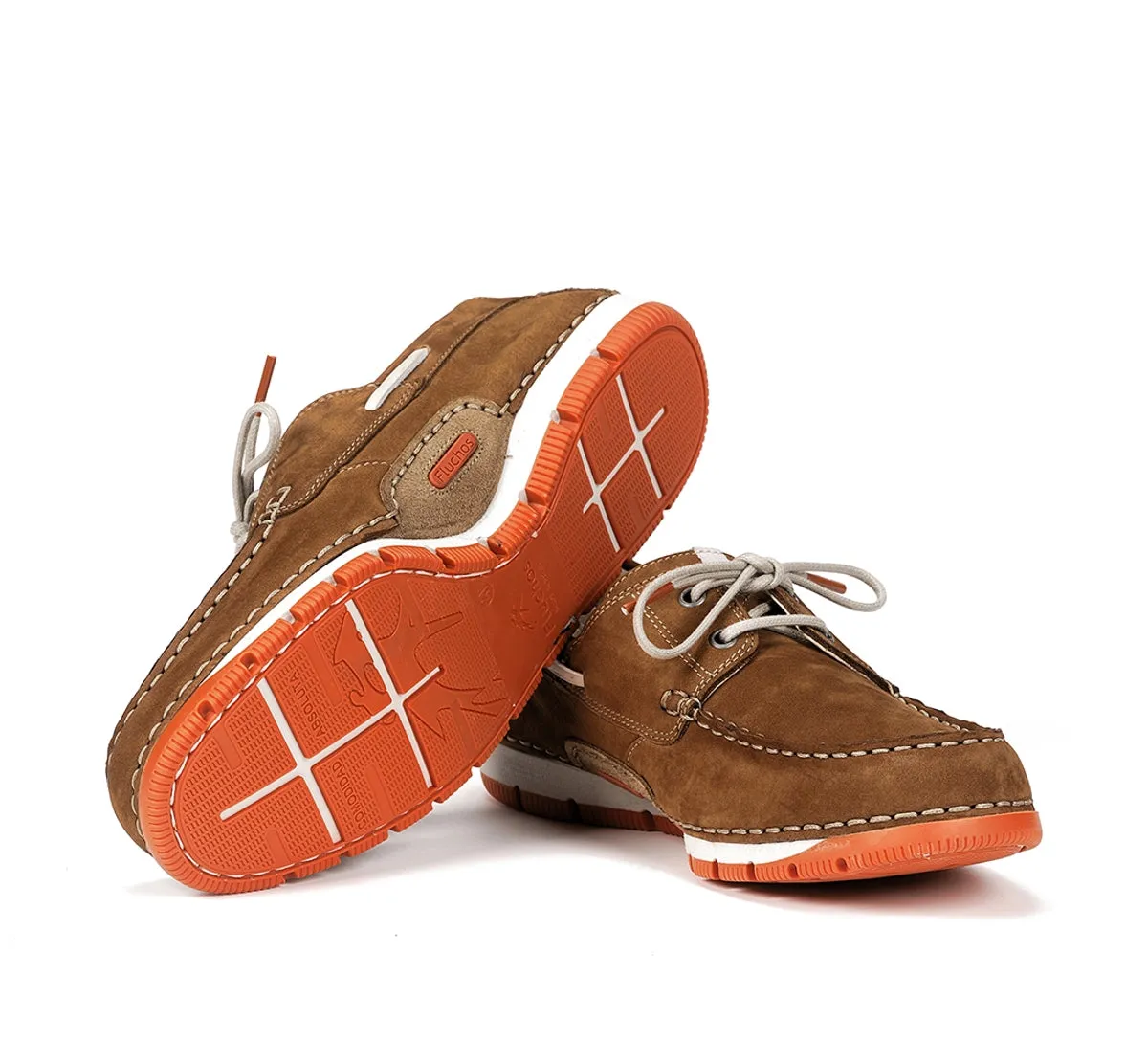 Fluchos Andrey F1448 scarpe barca uomo marrone