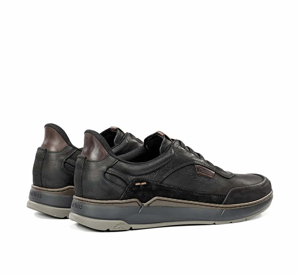 Fluchos Jeff F2511 sneakers uomo nero eleganti