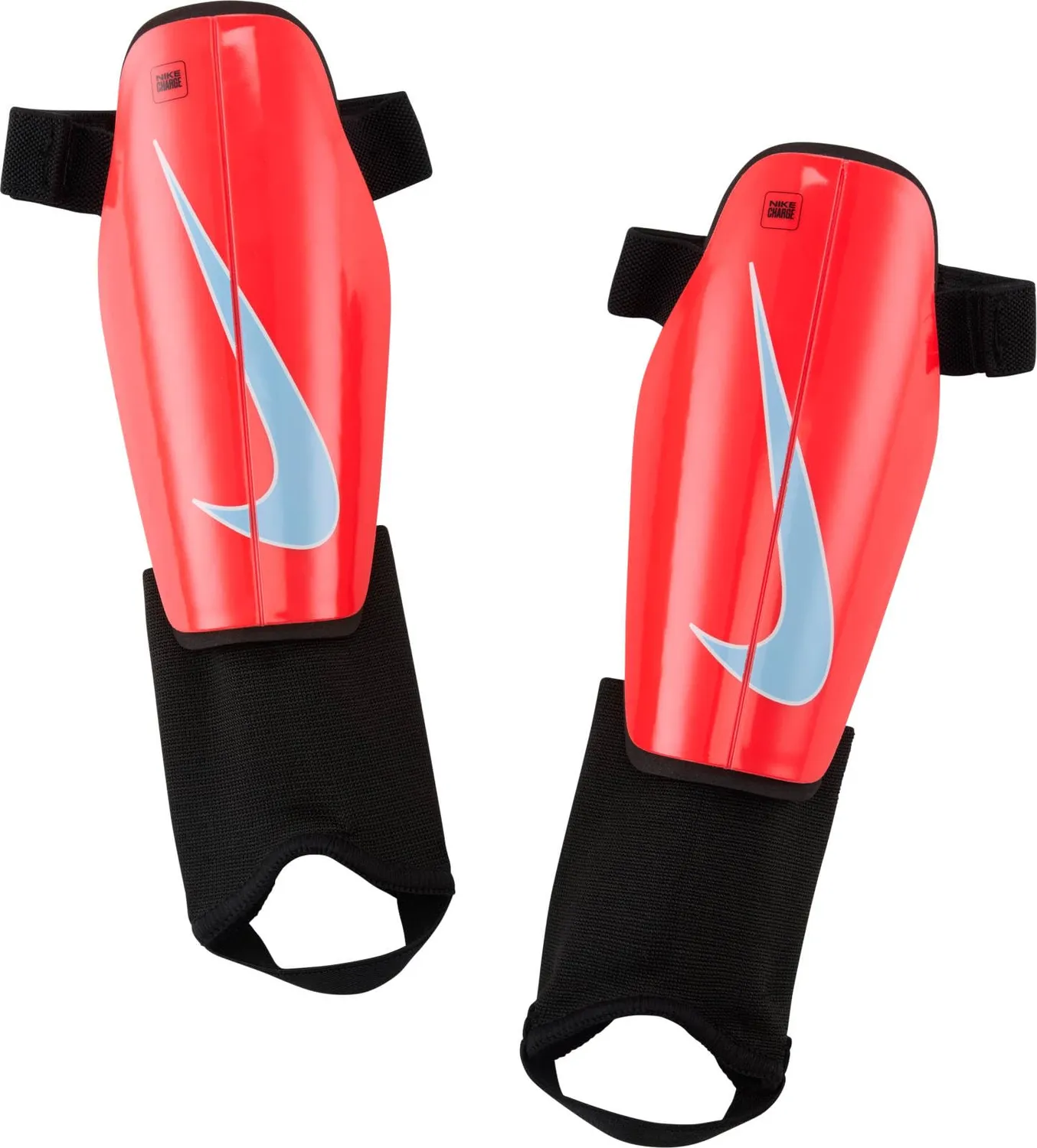 Nike Charge Guard parastinchi bimbi M bianco nero