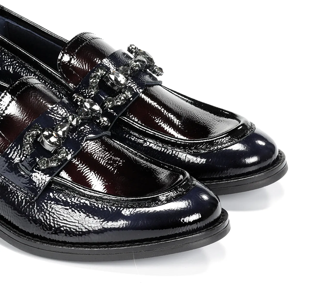 Fluchos Harvard D9118 mocassino blu donna comodo