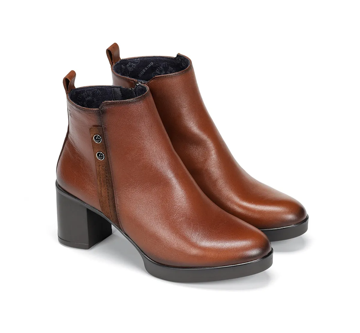 Fluchos Elite D9423 stivaletti donna marroni tacco