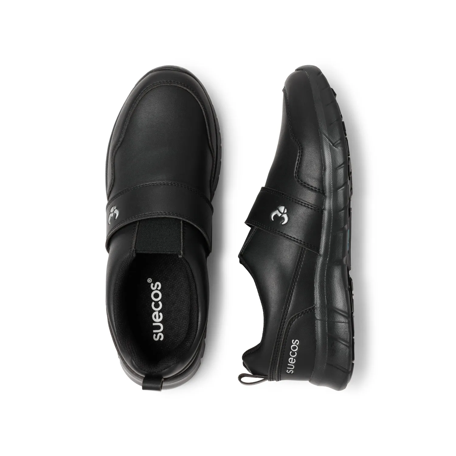 Suecos Andor Black scarpe da lavoro nere idrorepellenti