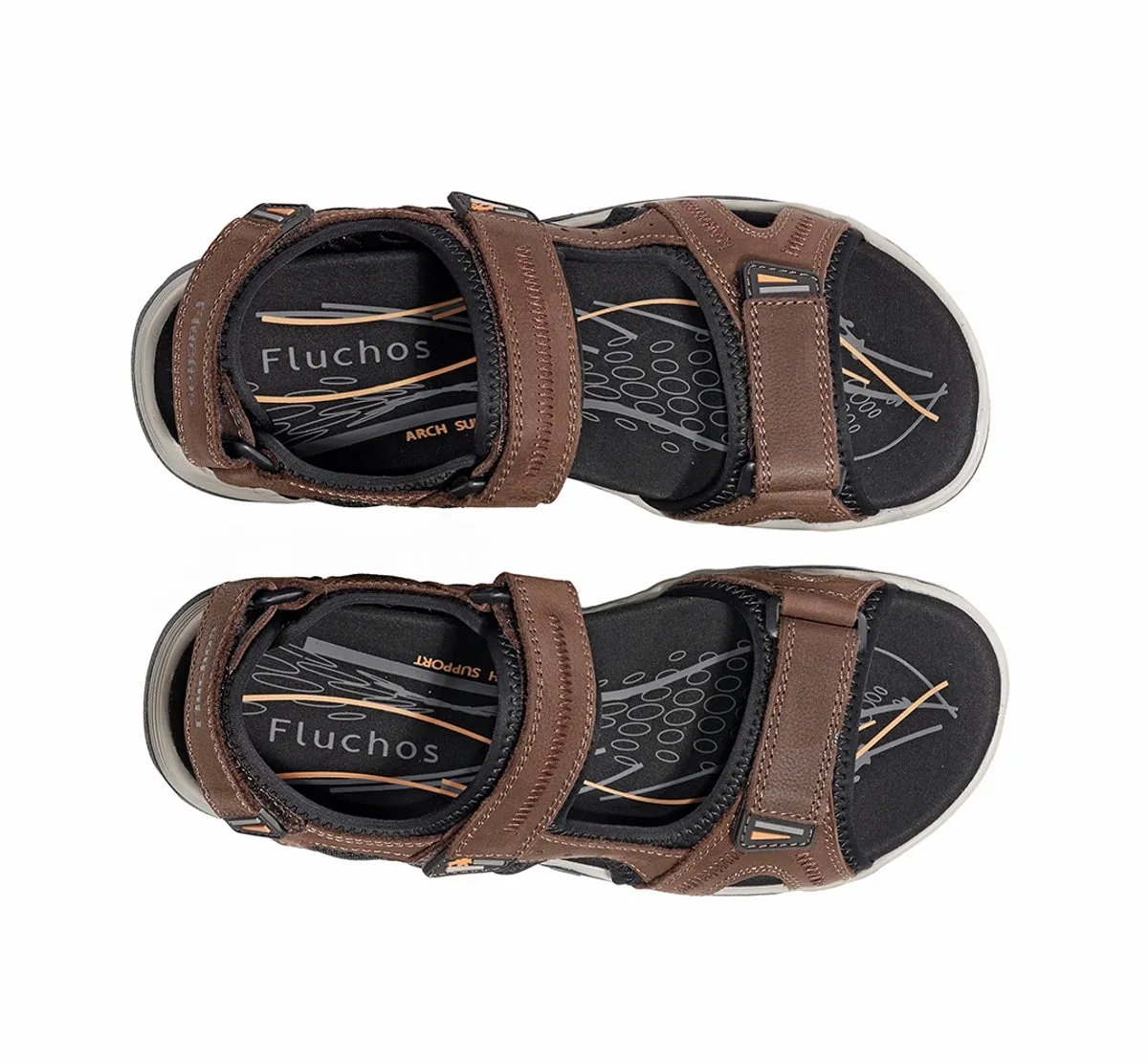 Fluchos Missouri F2410 sandali uomo marroni
