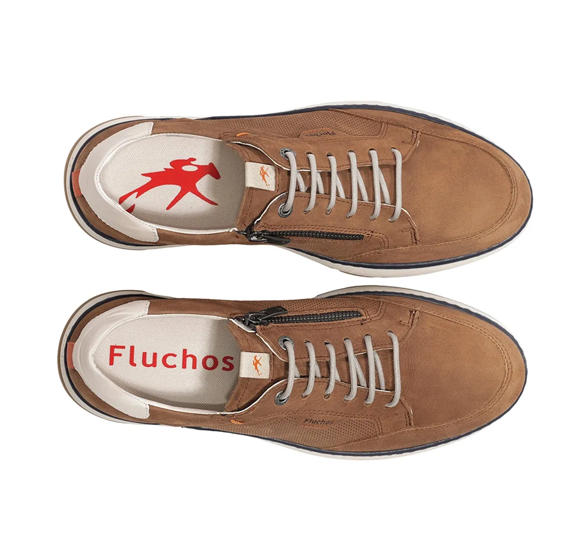 Fluchos Jeff F2211 sneakers marroni casual uomo