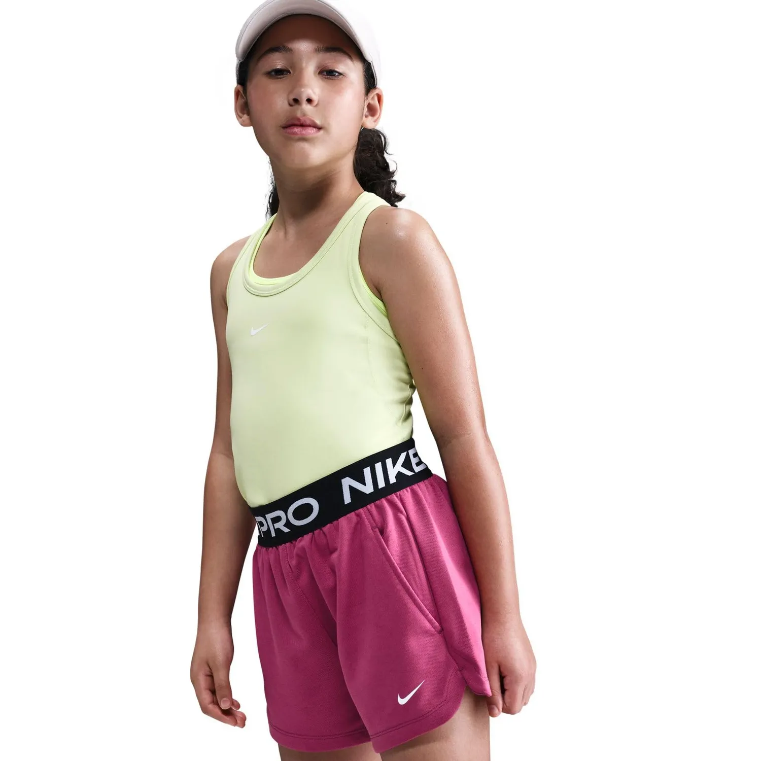 Nike Pro Fleece Dri-Fit shorts bambina 8-10 anni neri