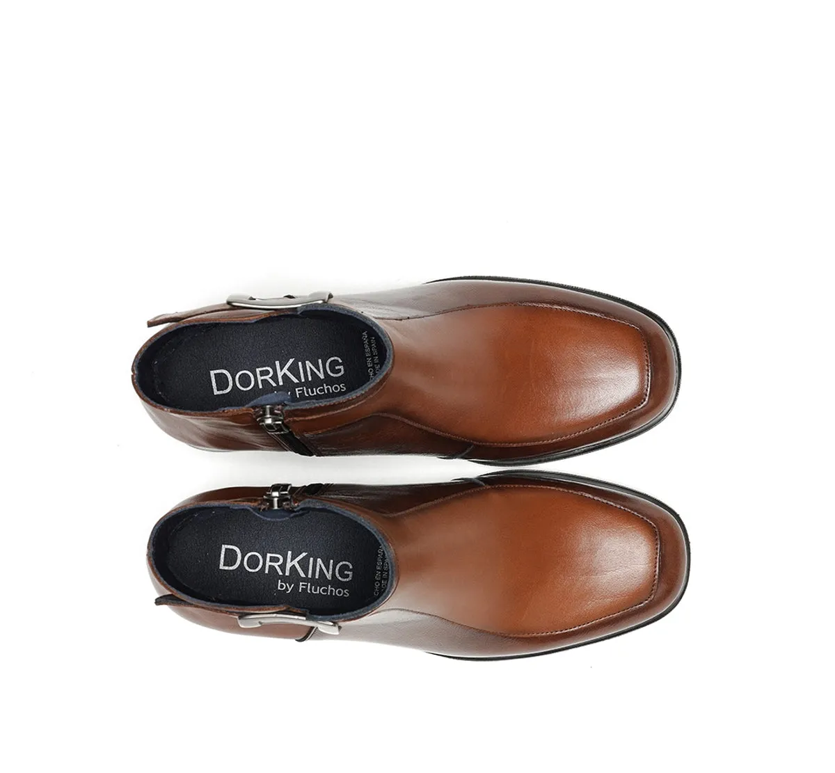 Fluchos Ikia D9199 stivaletti donna marroni fibbia