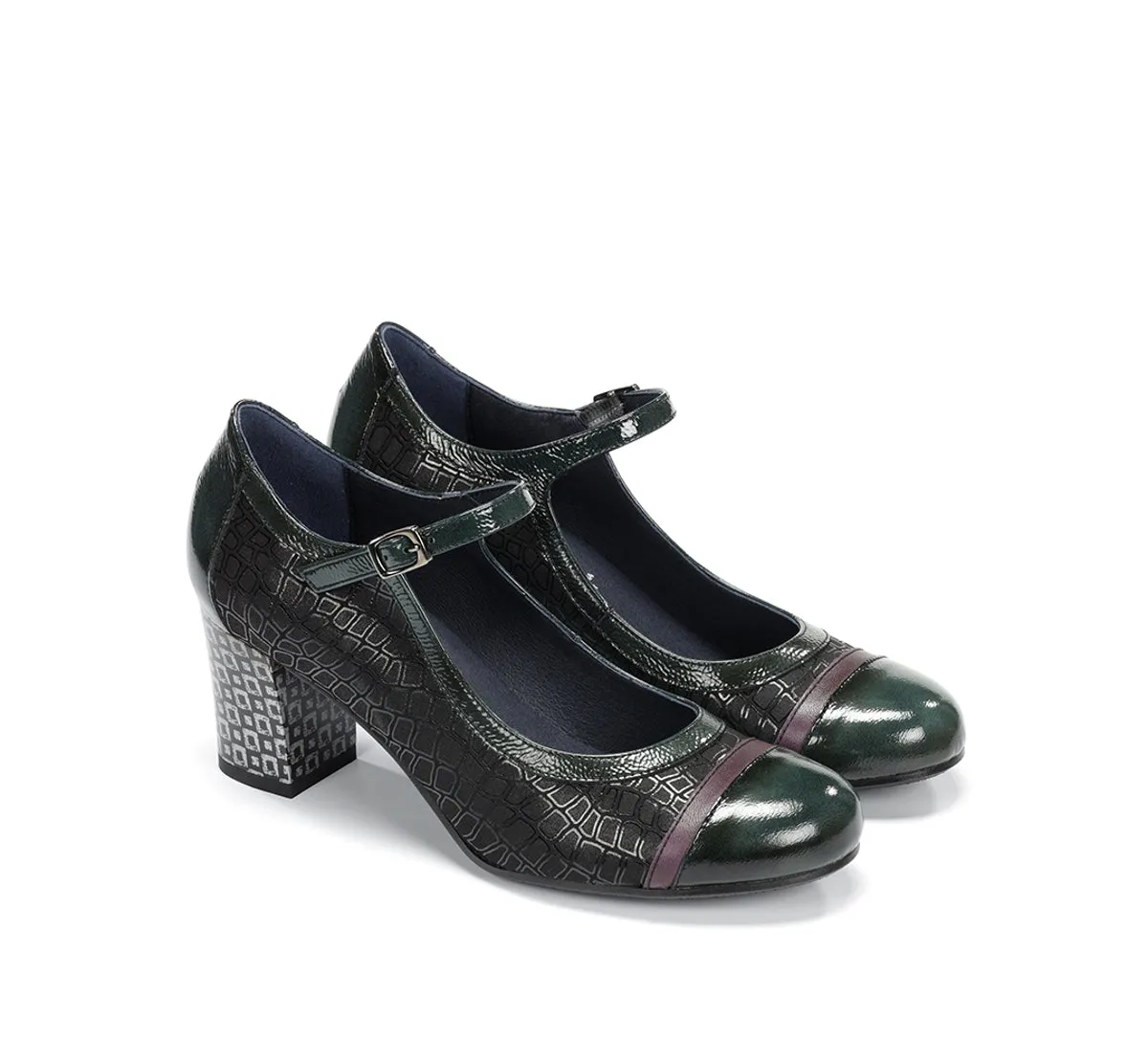 Fluchos Rodin D8669 Scarpe Donna Nere con Cinturino