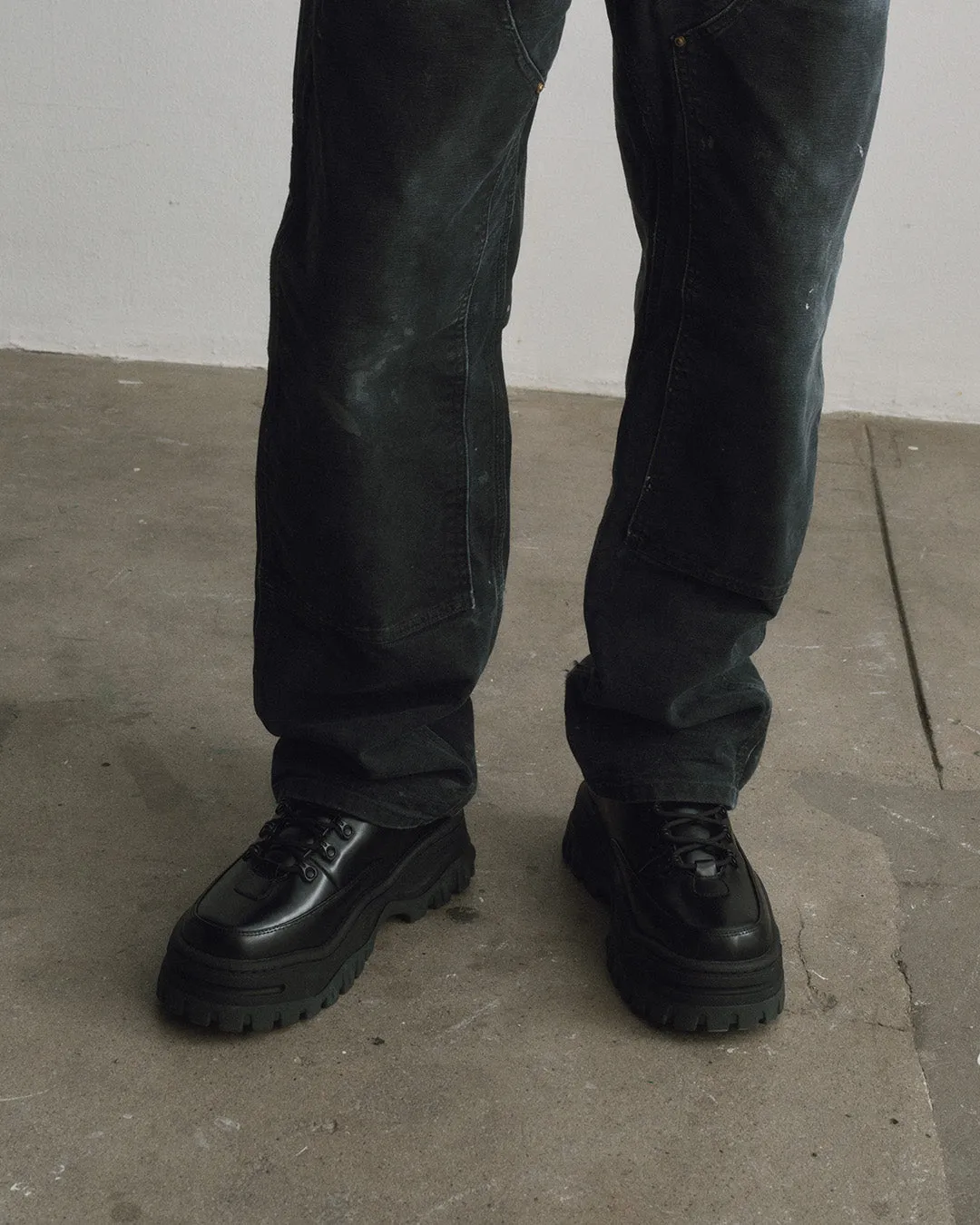 Eytys Angel Black Leather sneakers nere pelle