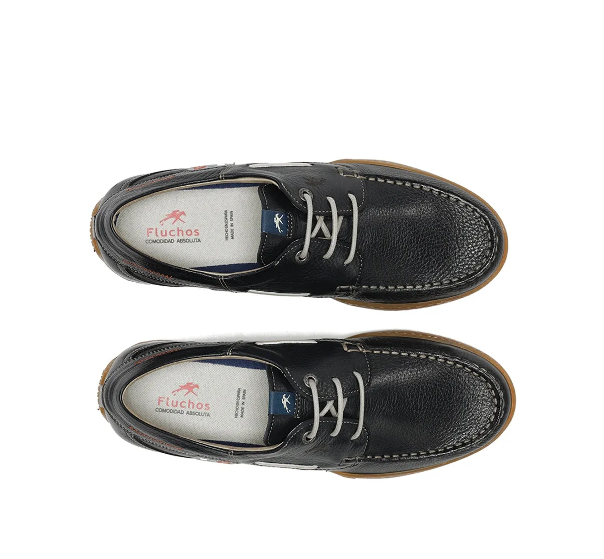 Fluchos Bruno F2434 scarpe barca blu uomo