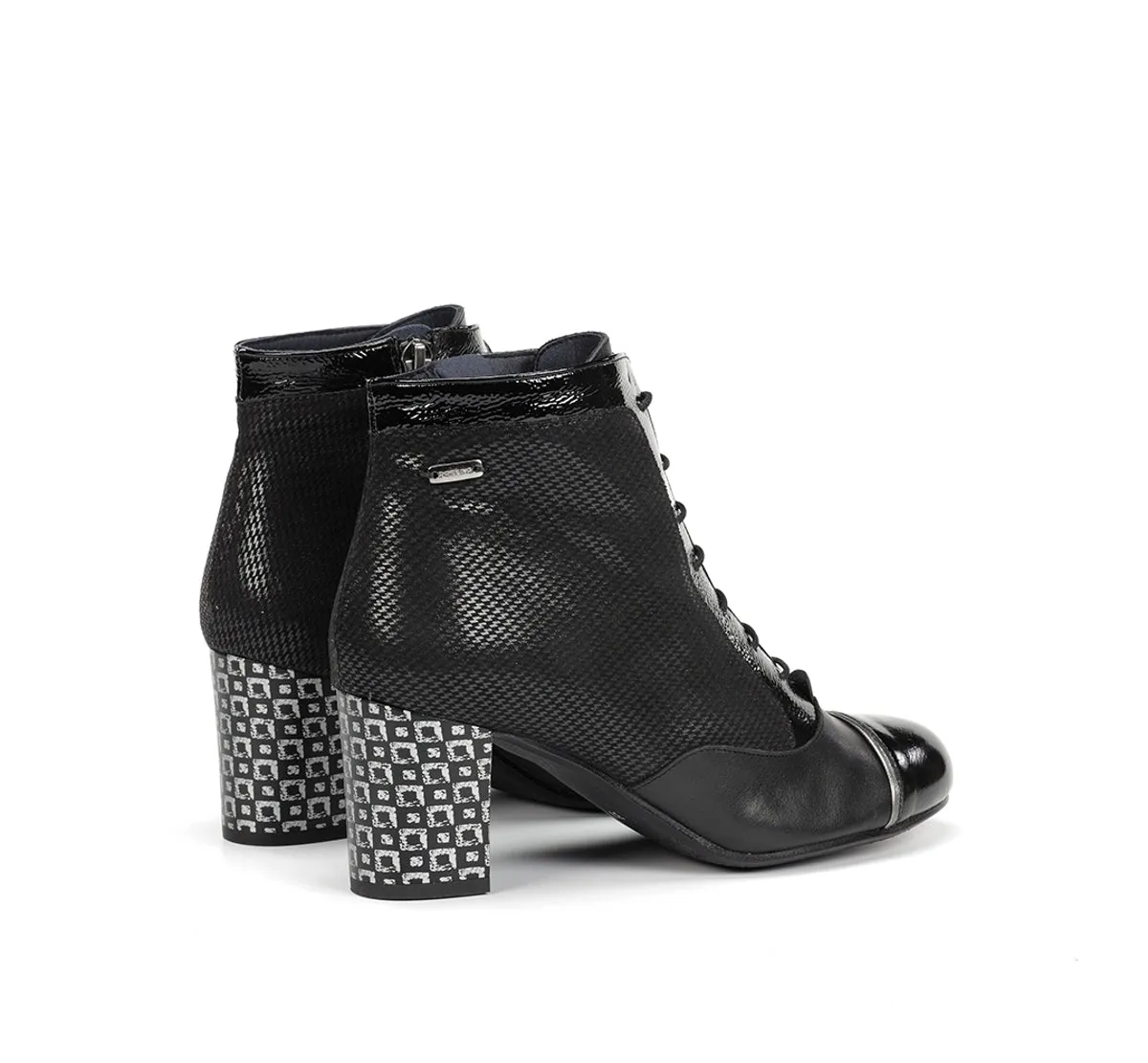 Dorking Rodin D8922 stivaletti neri donna casual