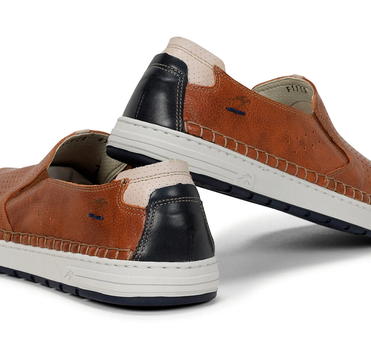Fluchos Lester F1719 mocassini uomo marroni comfort