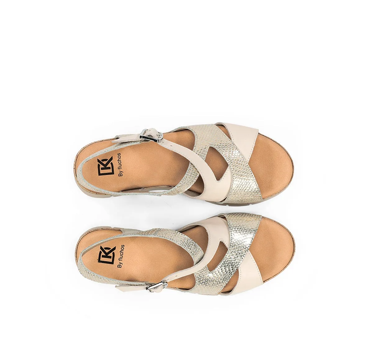 Fluchos Klau D9485 sandali donna bianchi estate