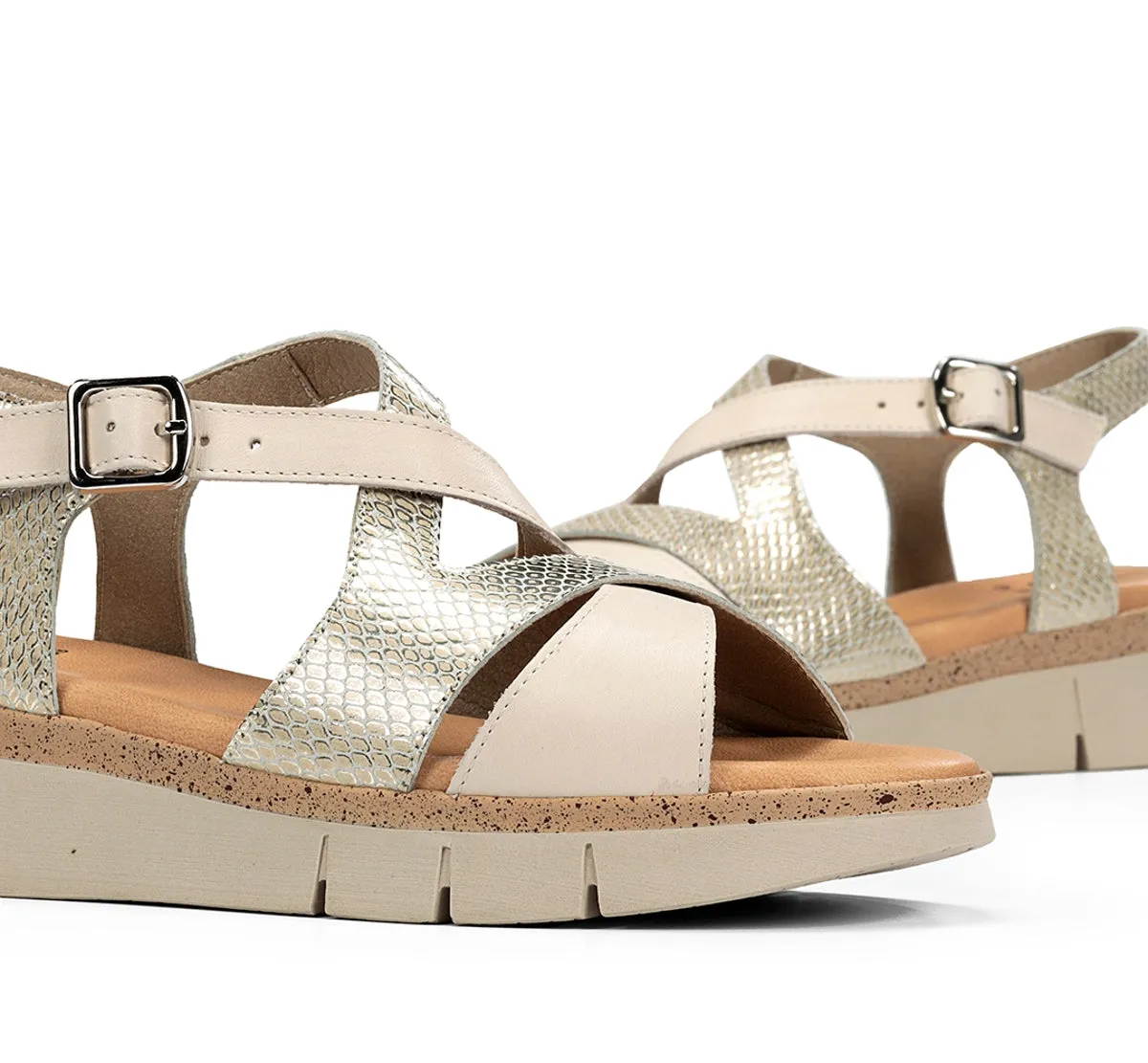 Fluchos Klau D9485 sandali donna bianchi estate