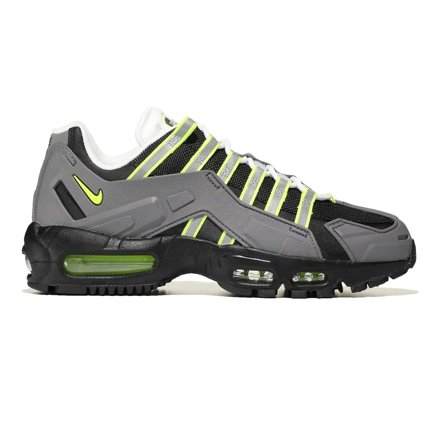 Nike Air Max 95 NDSTRKT sneakers nero giallo neon ammortizzate