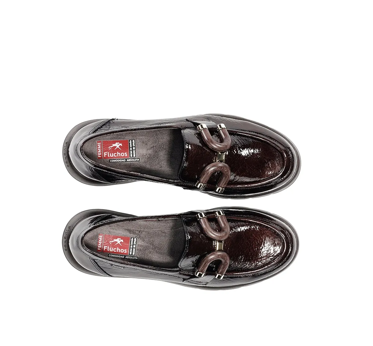 Fluchos Gladis F2514 mocassini donna marroni leggeri