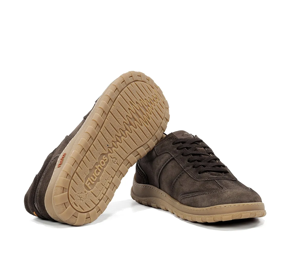 Fluchos Jerry F2502 sneakers uomo marroni larga