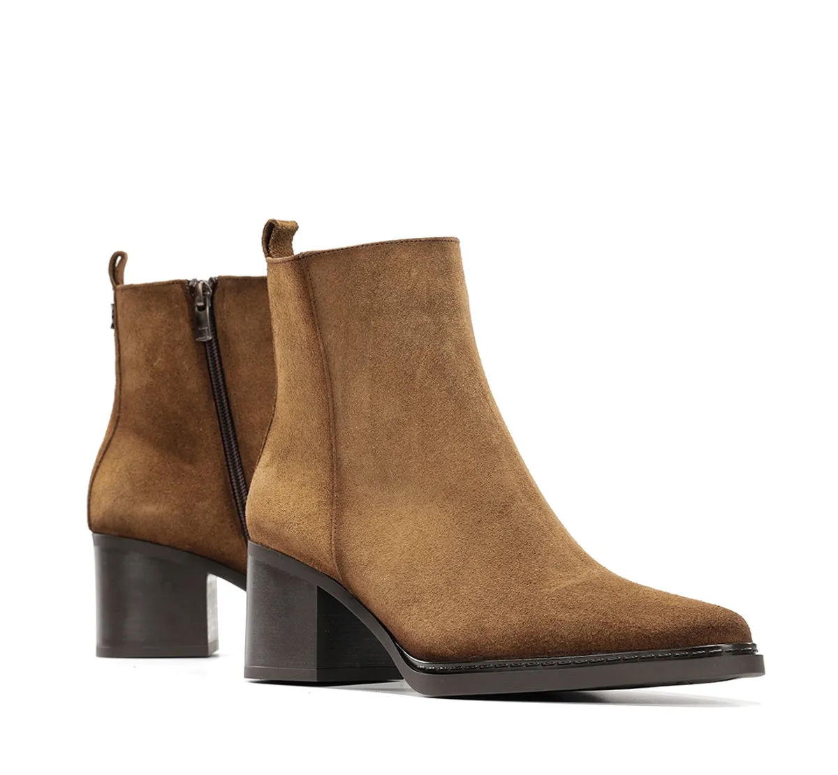 Fluchos Tess D9822 stivaletti marroni donna tacco