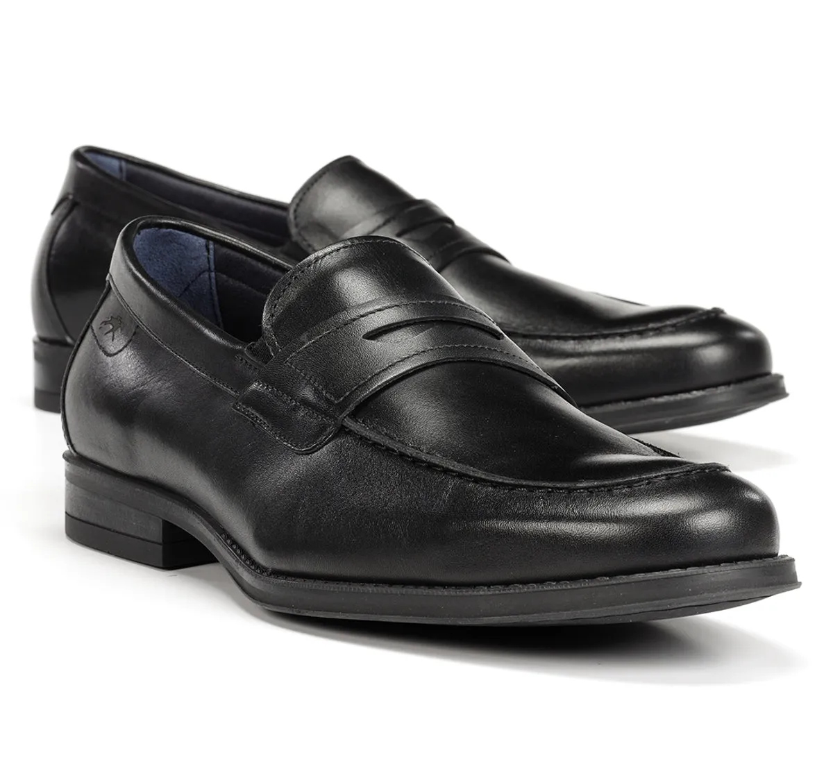 Fluchos Arthur F1933 mocassini uomo neri eleganti