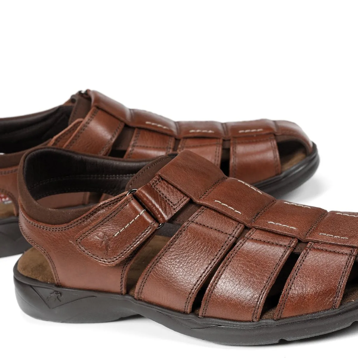 Fluchos Dozer F0533 sandali uomo marroni velcro