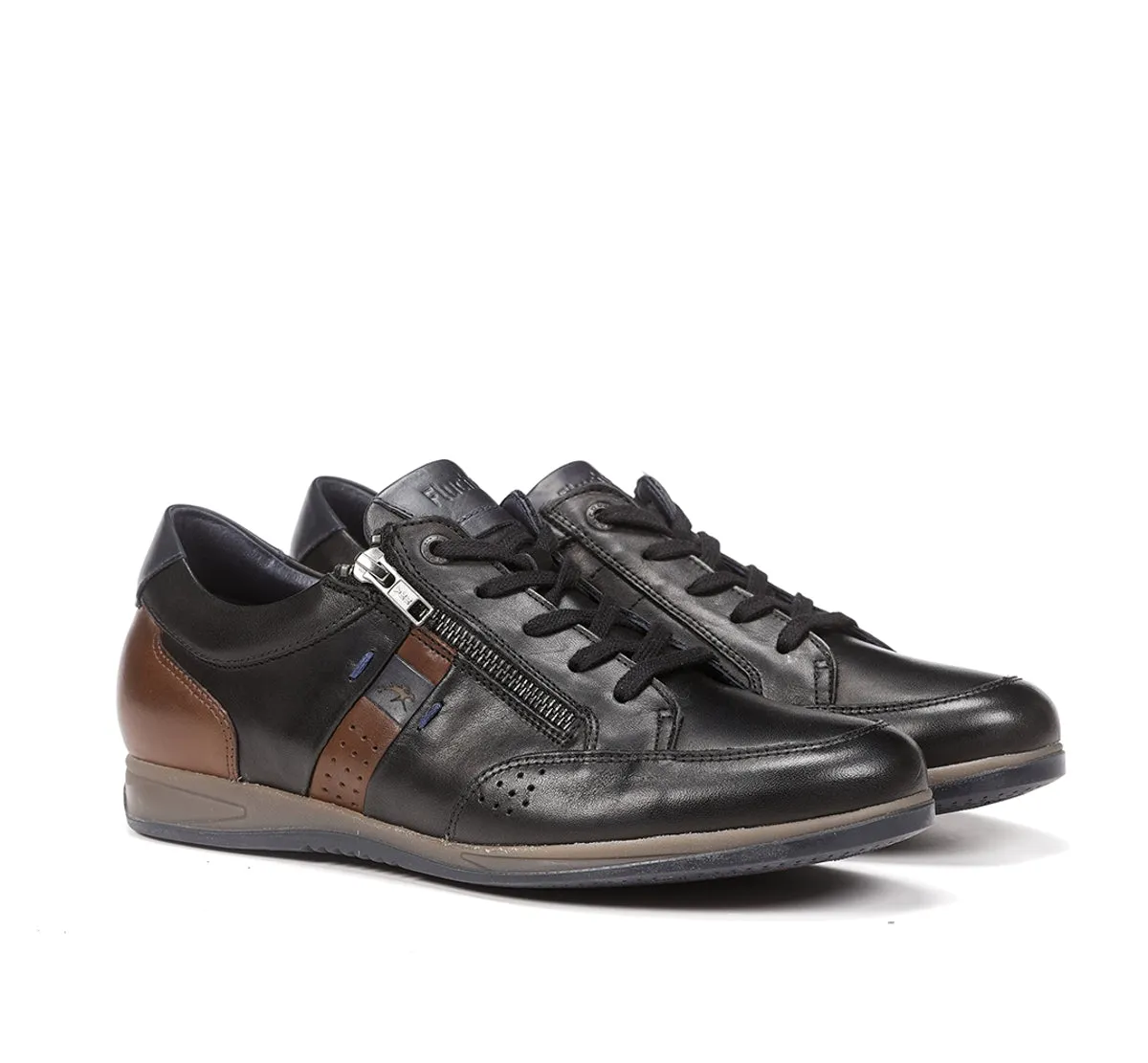 Fluchos Daniel F1281 scarpe uomo nere casual