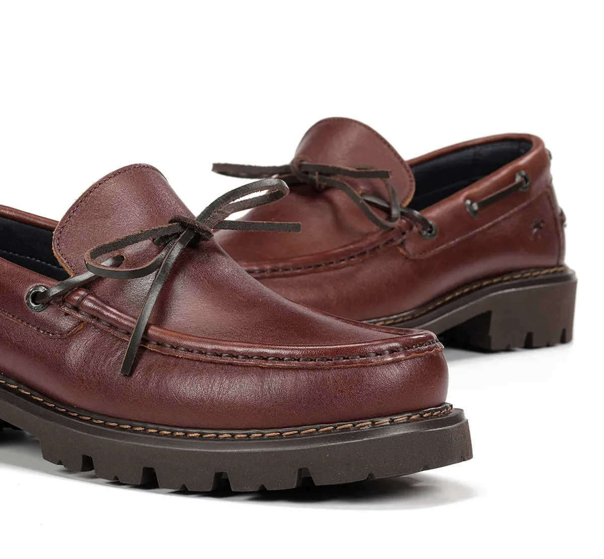 Fluchos Douglas F1322 scarpe barca marroni