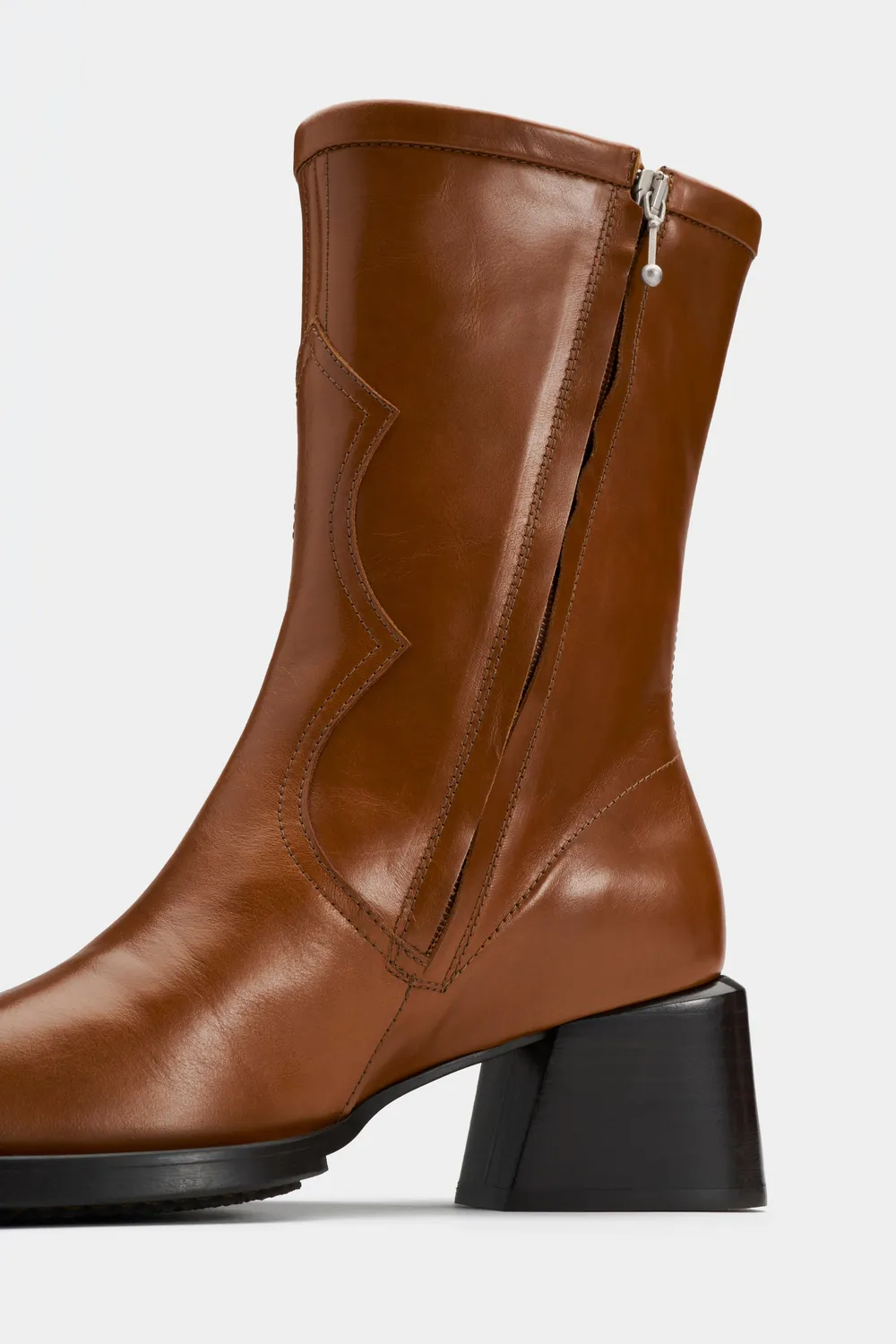 Eytys Rari stivali texani pelle cuoio saddle