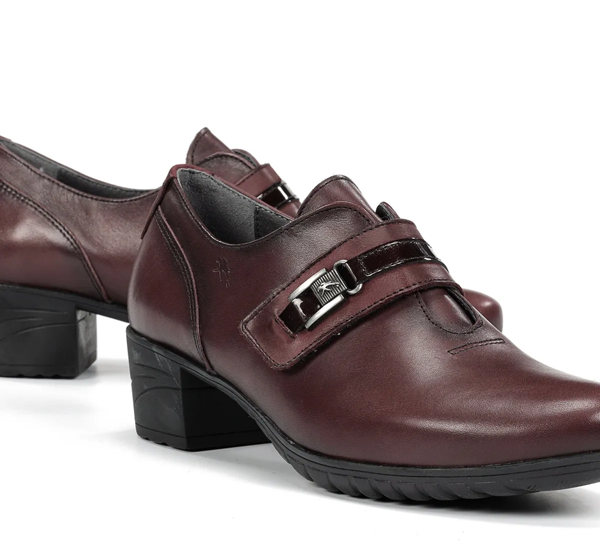 Fluchos Charis F0587 décolleté donna bordeaux tacco medio