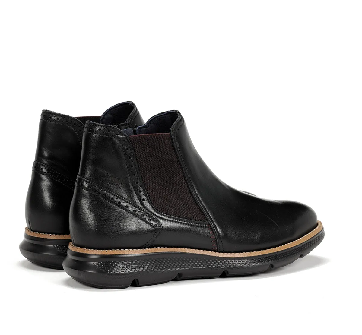 Fluchos William F1354 stivaletto uomo nero pelle