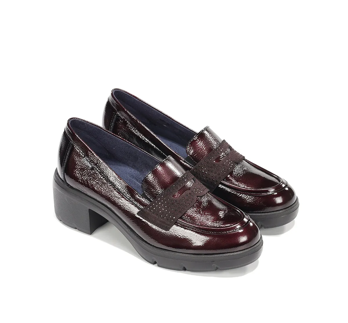 Fluchos Fugaz F2517 mocassini donna bordeaux track