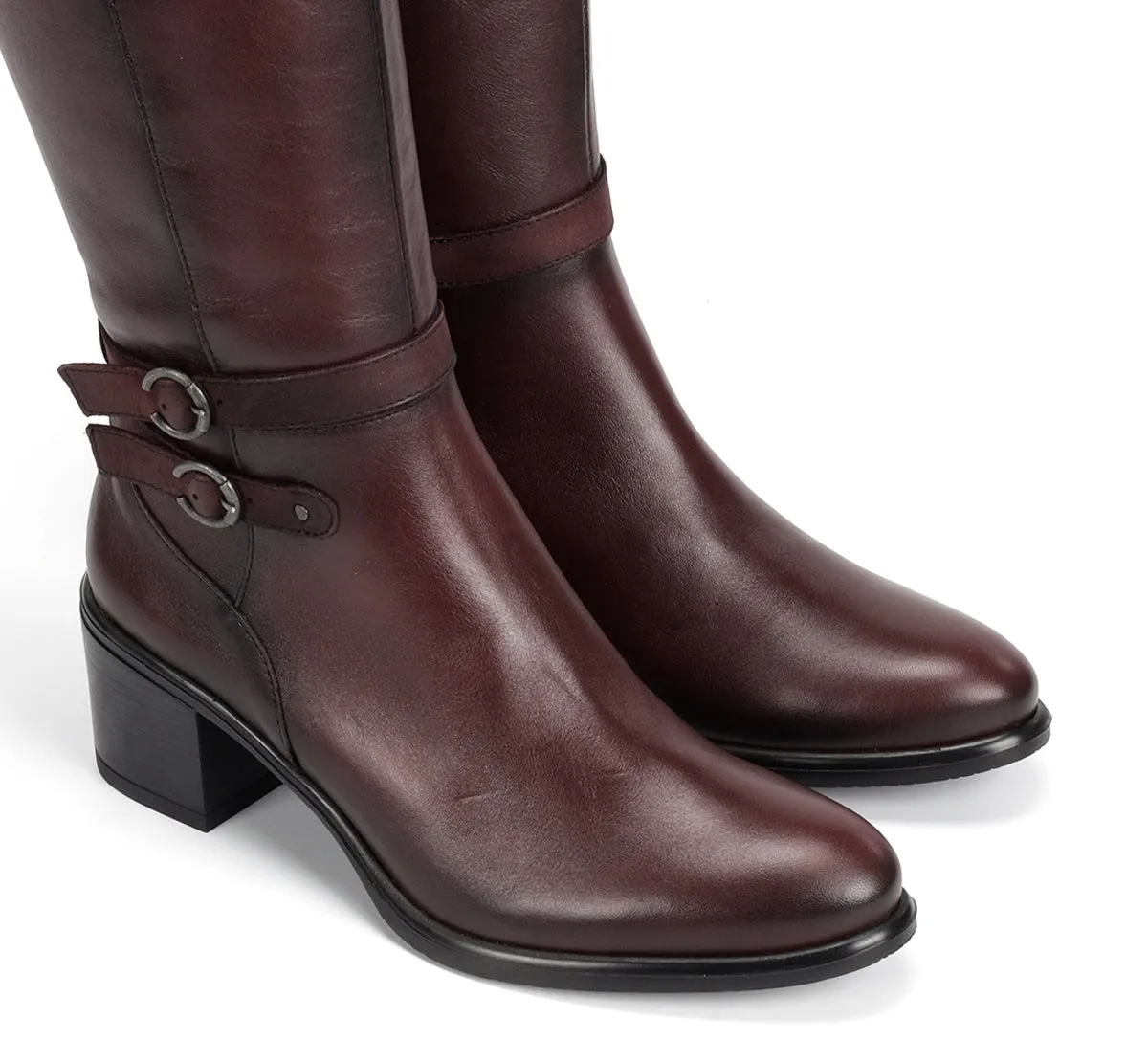 Fluchos Lexi D8610 stivali donna bordeaux nubuk