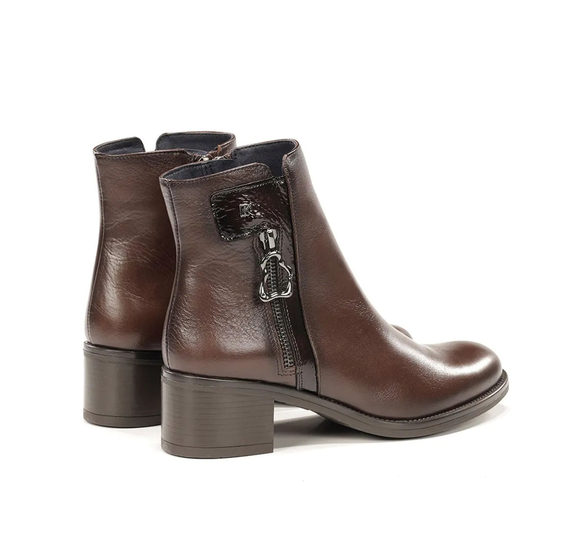 Dorking Chiara D9434 stivaletti donna marrone tacco