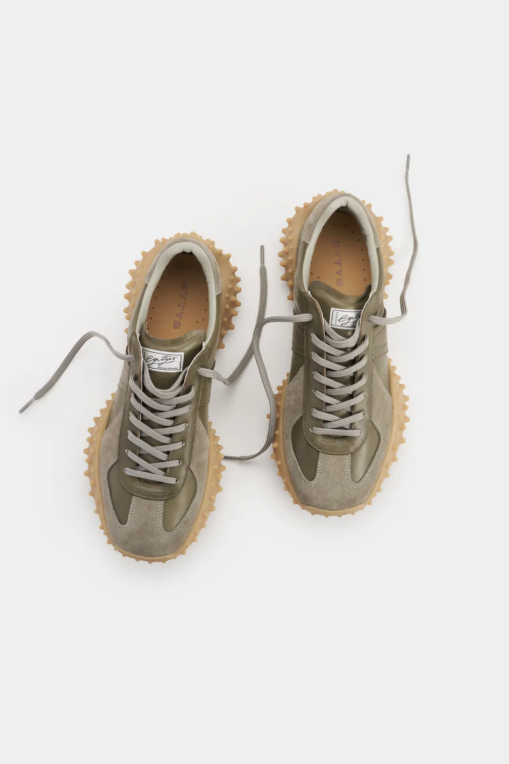 Eytys Aria Sage Leather sneakers salvia